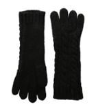 Polo Ralph Lauren Alpaca Classic Aran Gloves (black) Wool Gloves