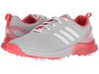 Adidas Golf Response Bounce (grey Two/footwear White/real Coral) Women's Golf Shoes