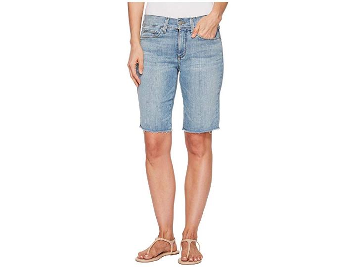 Nydj Briella Shorts W/ Fray Hem In Westland (westland) Women's Shorts
