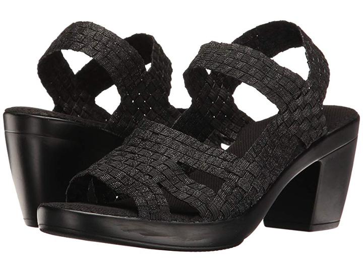 Bernie Mev. Texas Cindy (black/black Metallic) High Heels