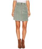 Jag Jeans Mccamey Zip Front Skirt In Refined Corduroy (light Willow) Women's Skirt