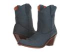 Dan Post Carrie (navy Suede Round Toe) Cowboy Boots