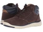 Geox Kids Xunday Boy 10 (big Kid) (brown/navy) Boy's Shoes