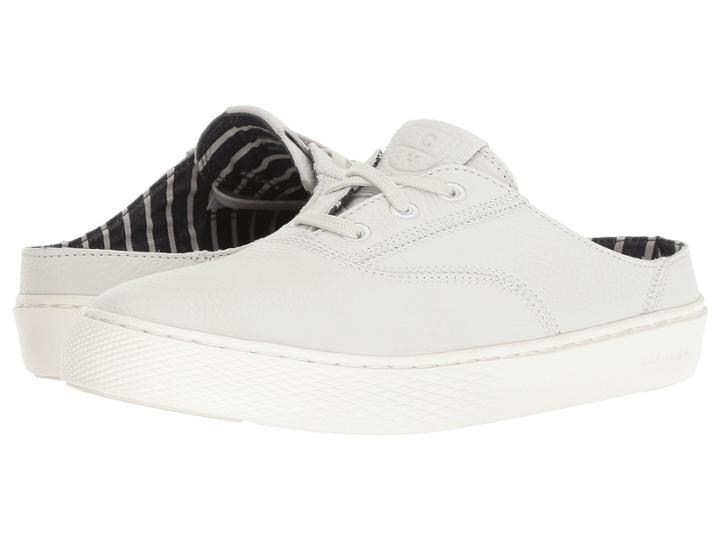 Cole Haan Grandpro Deck Mule (chalk Tumbled Leather/optic White) Women's Shoes