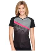 Pearl Izumi Launch Jersey (black/smoked Pearl Fracture) Women's Clothing