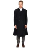 Vivienne Westwood Classic Melton Hawkwood Coat (navy) Men's Coat