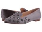 Sole / Society Letticah (silver Ash Portugal Velvet) Women's Flat Shoes