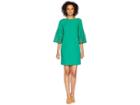 Lauren Ralph Lauren Poplin Shift Dress (tropical Green) Women's Dress