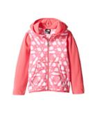 The North Face Kids Glacier Full Zip Hoodie (infant) (honeysuckle Pink/shibori Print -prior Season) Girl's Sweatshirt