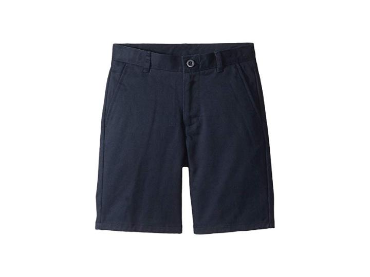 Nautica Kids Flat Front Shorts (little Kids/big Kids) (navy) Boy's Shorts