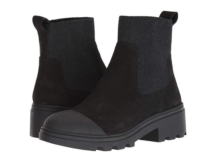 Eileen Fisher Teddy (black Nubuck) Women's Boots