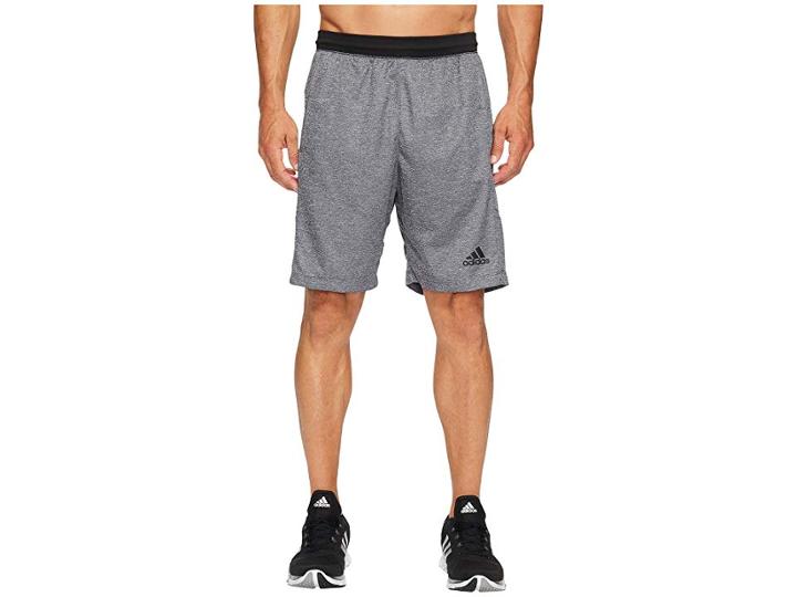 Adidas Speedbreaker Hype Shorts (dark Grey Heather/black) Men's Shorts