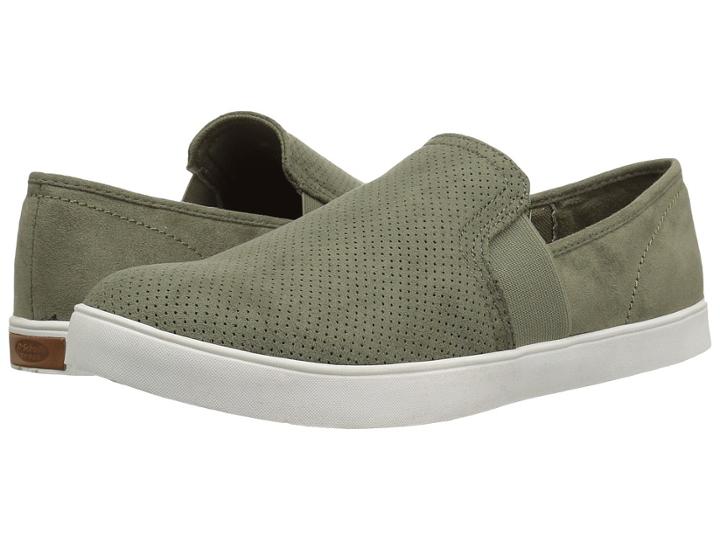 Dr. Scholl's Luna (olive Microfiber Perf) Women's Shoes