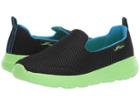 Skechers Kids Gowalk Max (little Kid/big Kid) (black Lime) Boy's Shoes