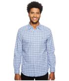 Polo Ralph Lauren Oxford Long Sleeve Sport Shirt (blue/red Multi) Men's Clothing