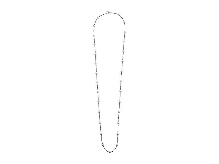 Dee Berkley Pearl Hematite Necklace (metallic) Necklace