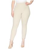 Hue Plus Size Ankle Zip Simply Stretch Skimmer (sandbar) Women's Casual Pants