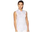 Nike Golf Dry Polo Sleeve Sub Print (barely Grape/flat Silver) Women's Clothing