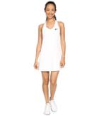 Nike Court Pure Tennis Dress (white/black) Women's Dress