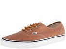 Vans - Authentic ((brushed Twill) Leather Brown)