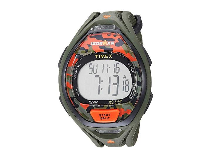 Timex Ironman 50-lap Full Size Sleek Ss (black/red 1) Watches