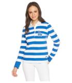Levi's(r) Womens La Dodgers Striped Rugby Shirt (blue) Women's Clothing