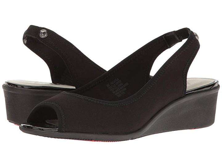 Anne Klein Jayla (black/black Fabric) Women's Shoes