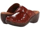 Softwalk Memphis (rust Burnished Veg Kid Leather) Women's Clog Shoes