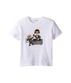 Dolce & Gabbana Kids Designers Tee (toddler/little Kids) (white Print) Boy's T Shirt