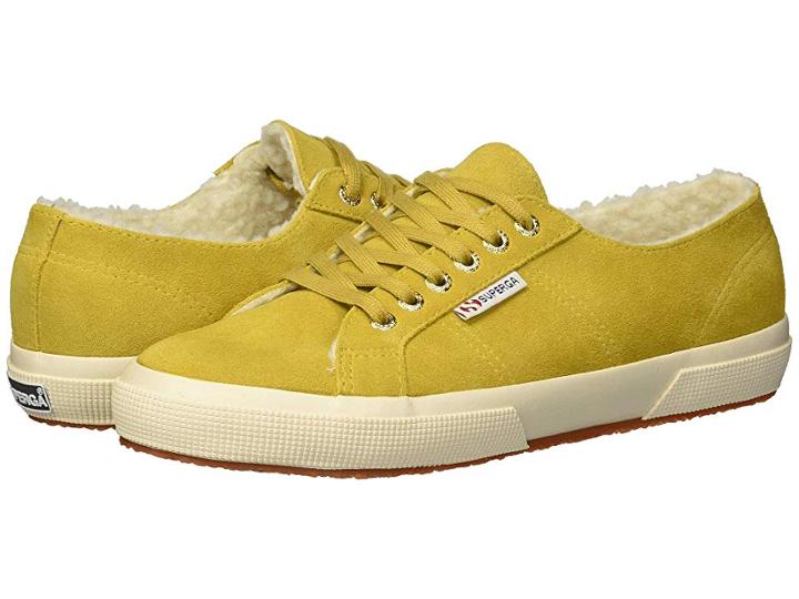 Superga 2750 Suefurw (mustard) Women's Shoes