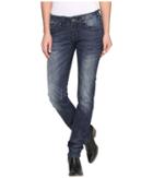 Rock And Roll Cowgirl Low Rise Skinny Jeans In Dark Vintage W0s9604 (dark Vintage) Women's Jeans