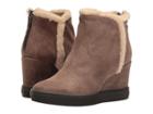 Aquatalia Charlie (taupe Pebbled Suede) Women's Boots