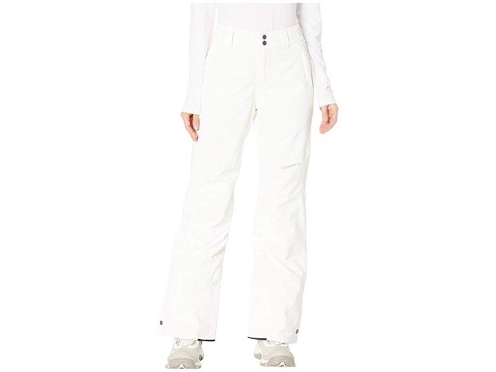 O'neill Star Insulated Pants (powder White) Women's Casual Pants