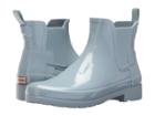 Hunter Original Refined Chelsea Gloss (fountain Blue) Women's Rain Boots