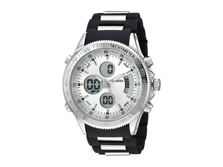 Steve Madden Smw121bk (black/silver) Watches