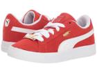 Puma Kids Suede Classic Bboy Fabulous (little Kid) (flame Scarlet/puma White) Boys Shoes