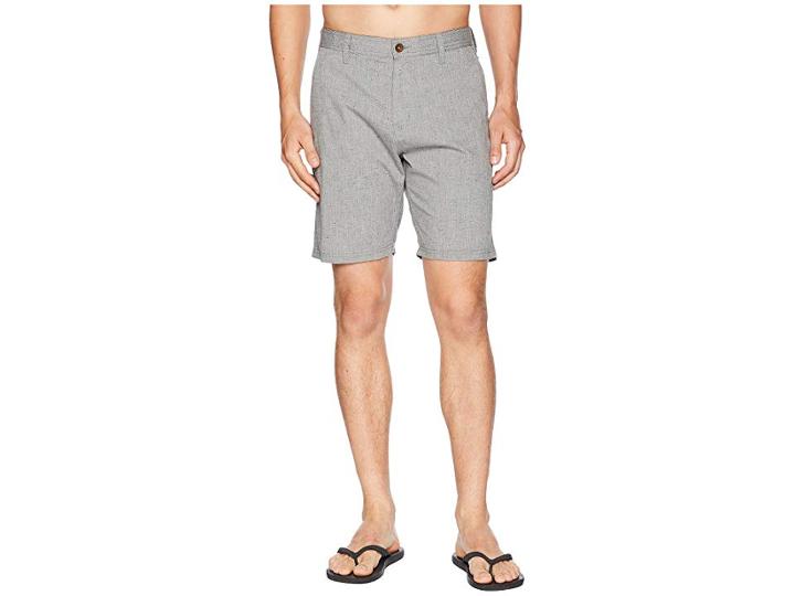 Vissla Palms Hybrid Two-way Stretch Walkshorts (grey Heather) Men's Shorts