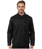 Icebreaker Helix Long Sleeve Shirt (black/admiral/aquamarine) Men's Clothing