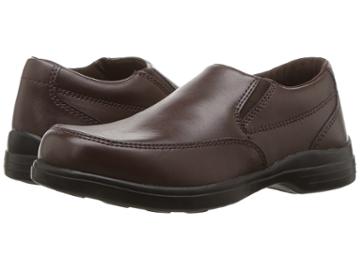 Hush Puppies Kids Shane (little Kid/big Kid) (brown Leather) Boy's Shoes