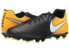 Nike Tiempo Rio Iv Fg (black/white/laser Orange/volt) Men's Soccer Shoes