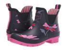 Joules Wellibob (navy Multi Floral) Women's Rain Boots