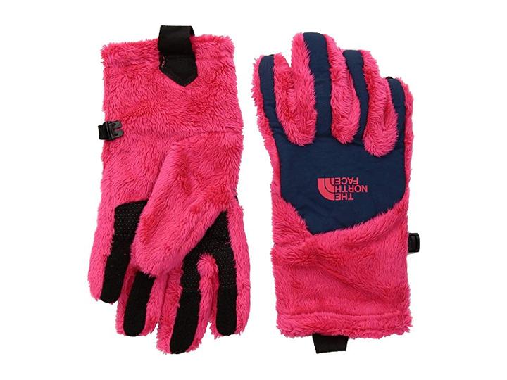 The North Face Kids Osito Etiptm Gloves (big Kids) (atomic Pink/periscope Grey) Extreme Cold Weather Gloves