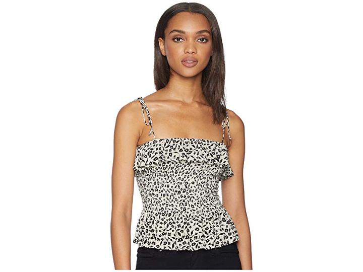 Billabong Waning Moon Woven Top (black/white) Women's Clothing