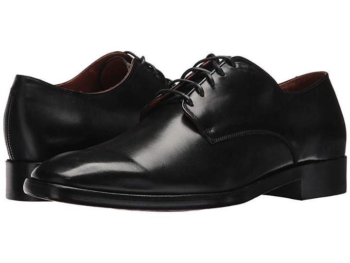 Frye Weston Oxford (black Smooth Veg Calf) Men's Lace Up Casual Shoes