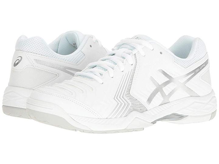 Asics Gel-game 6 (white/silver) Women's Tennis Shoes