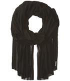 Michael Michael Kors Pleated Chiffon Scarf (black) Scarves