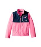 The North Face Kids Glacier Track Jacket (gem Pink/blue Wing Teal) Girl's Coat