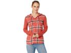 Marmot Reagan Midweight Flannel Long Sleeve (desert Red) Women's Sweater