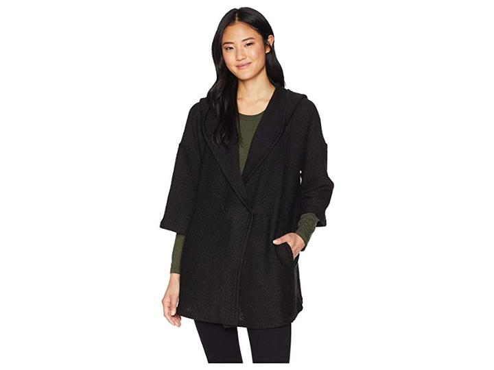 Jack By Bb Dakota Sweet Dreams French Terry Jacket (black) Women's Coat