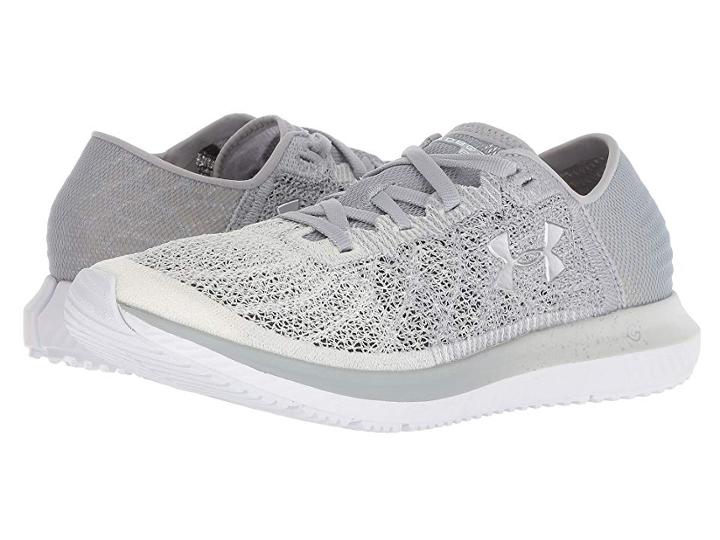 Under Armour Ua Threadborne Blur (overcast Gray/white/metallic Silver) Women's Running Shoes